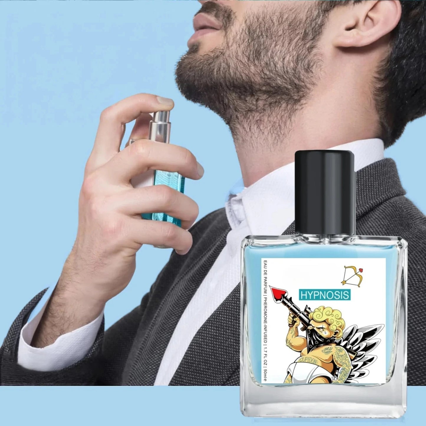 50ML Hypnosis Perfume Long Lasting Pheromone Fragrance Perfume Cologne for Men and Women Light  Cologne Fragrance